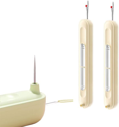 Buy One, Get One Free | Compact Needle Threader & Seam Trimmer – Safe and Efficient