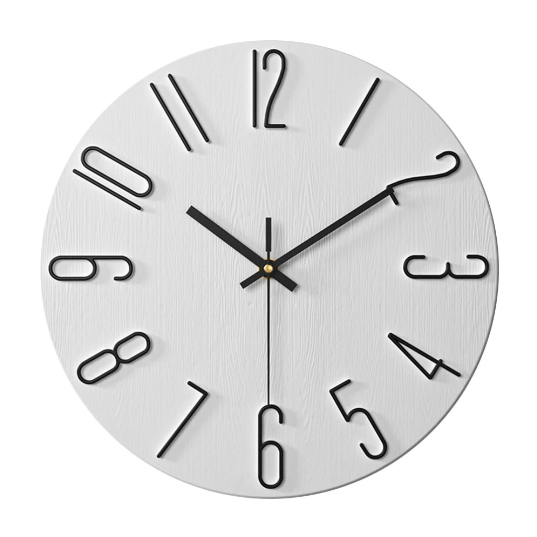 Minimalist Modern Wall Clock for Living Room Decor