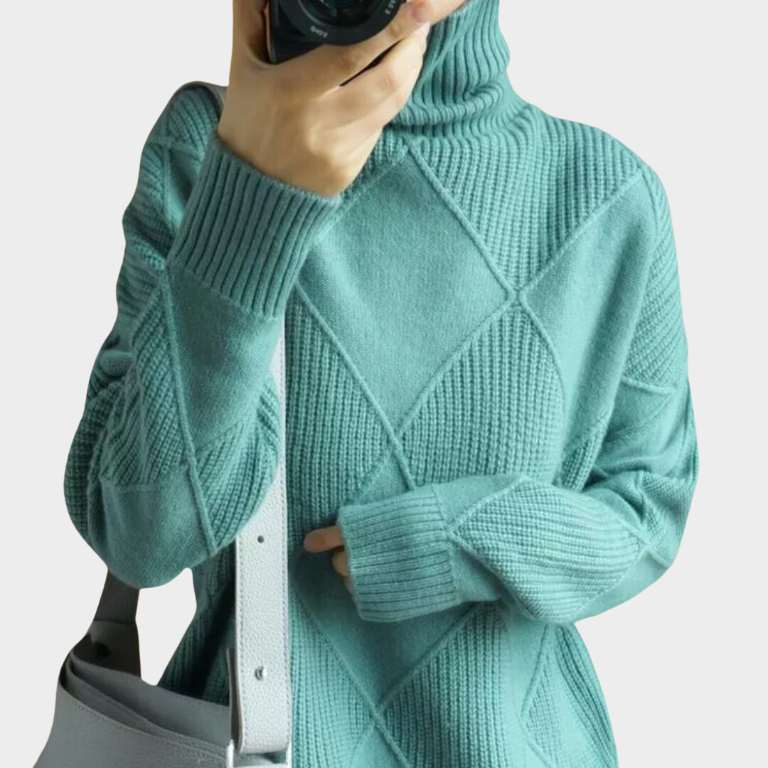 AIYANNA - Women's Cozy Winter Knit Sweater
