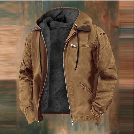Bennetim Men's Cozy Winter Bomber Jacket