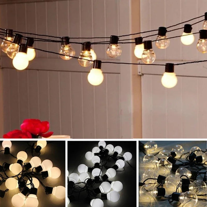 LED Solar-Lichterkette – Nachhaltige Beleuchtung für Garten und Terrasse