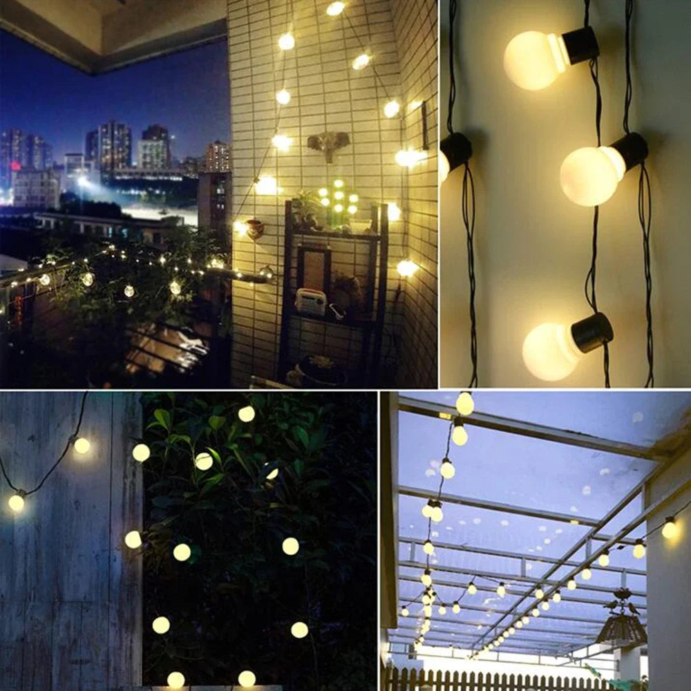 LED Solar-Lichterkette – Nachhaltige Beleuchtung für Garten und Terrasse