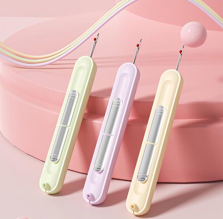 Compact 2-in-1 Needle Threader & Seam Ripper - Buy One, Get One Free!