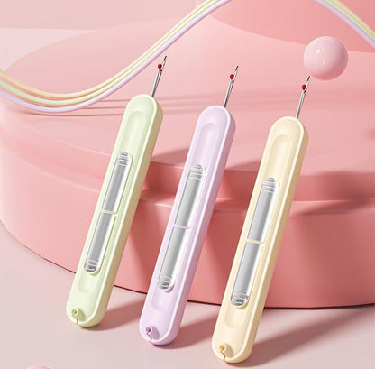Compact 2-in-1 Needle Threader & Seam Ripper - Buy One, Get One Free!