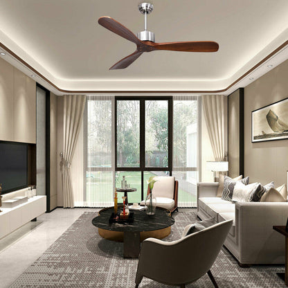 Chic Ceiling Fan with Remote - Contemporary Comfort for Any Space