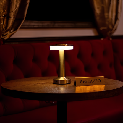 Vintage-Inspired Wireless Table Lamp - LumiBar
