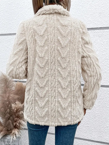 Chic Women's Teddy Coat with Soft Lining