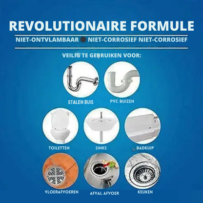 Effortless Drain Cleaner – Swiftly Clear Blockages with Ease