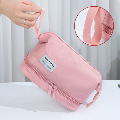 CapaciBag | Extra-Large Waterproof Toiletry Organizer - Durable Oxford & Nylon with Dry/Wet Separation