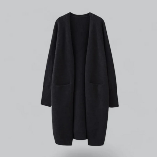 Women's Cozy Long Knitted Cardigan for Winter