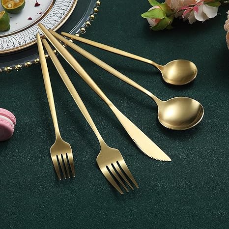 Finix | Sleek Stainless Steel Cutlery Set - Contemporary Dining Essentials for an Elegant Table
