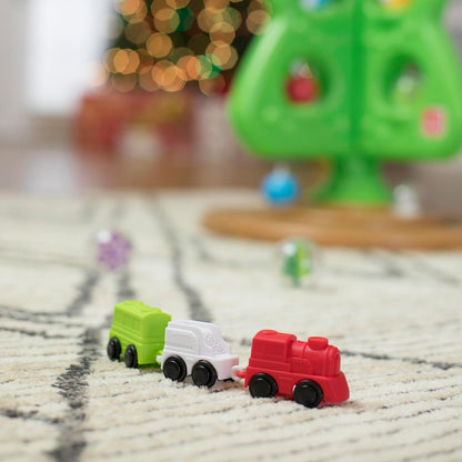 Interactive Christmas Tree Toy with Self-Decorating Features