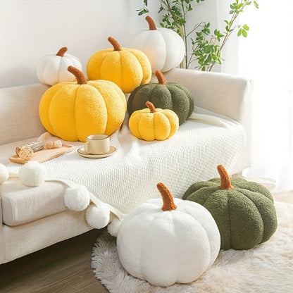 Cozy Plush Pumpkin Decorative Pillow