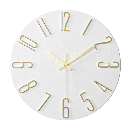 Minimalist Modern Wall Clock for Living Room Decor