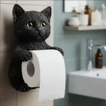 Adorable Cat Toilet Paper Holder – Stylish and Functional Bathroom Accessory