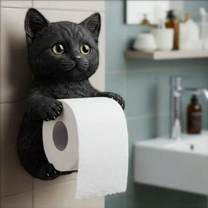 Adorable Cat Toilet Paper Holder – Stylish and Functional Bathroom Accessory