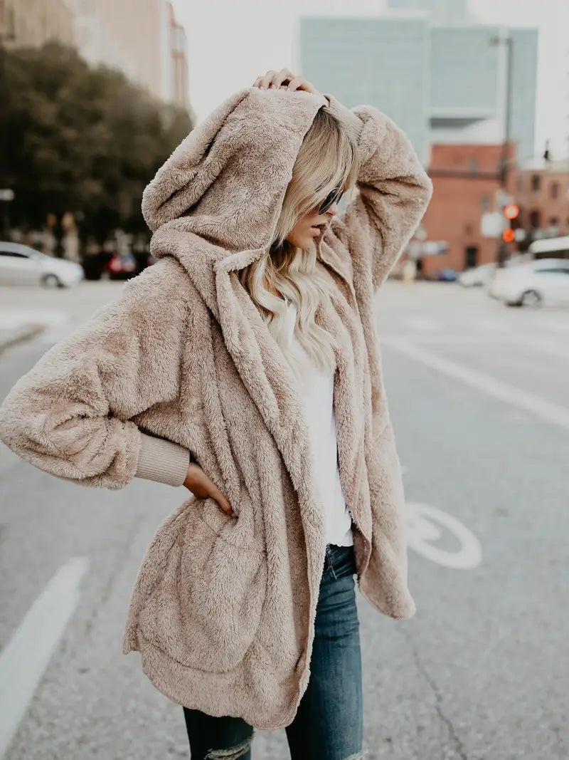 Comfortable Quilted Hooded Jacket