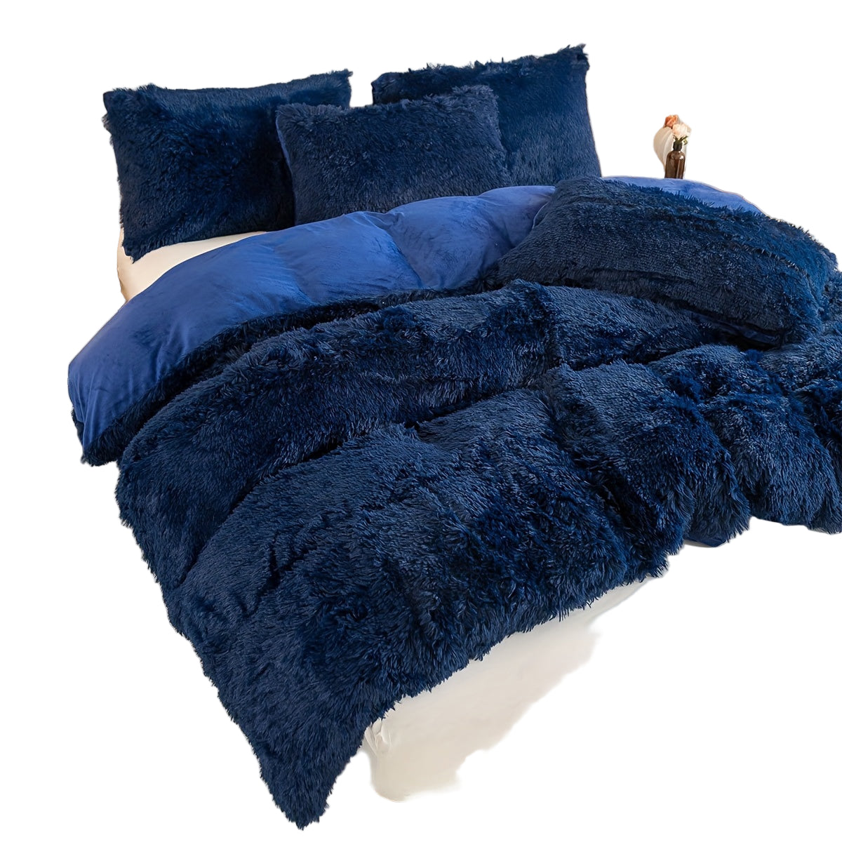 Bamboo Silk Patterned Bedding Set - Breathable Fabric