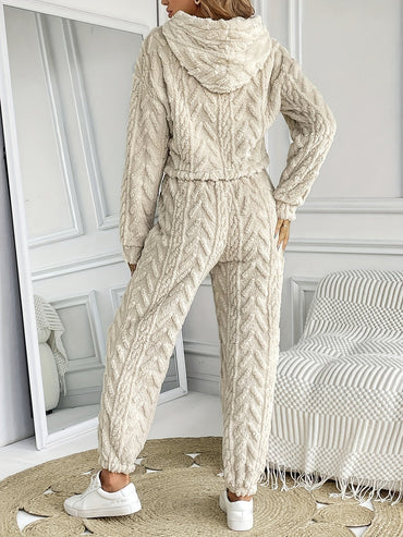 Luna | Warm & Cozy Hooded Winter Ensemble