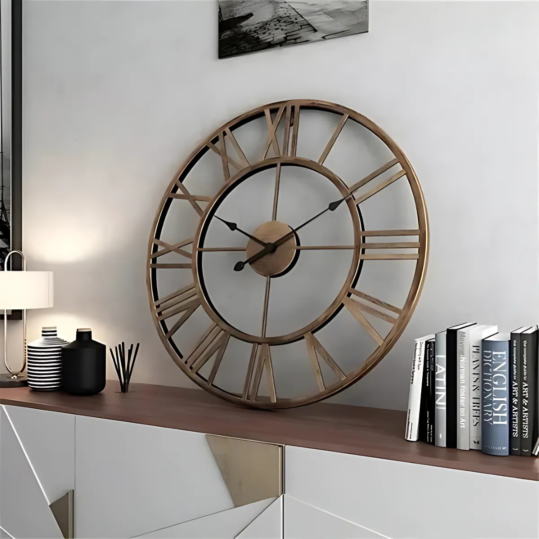 Exclusive Modern Large Wall Clock with Framed Design