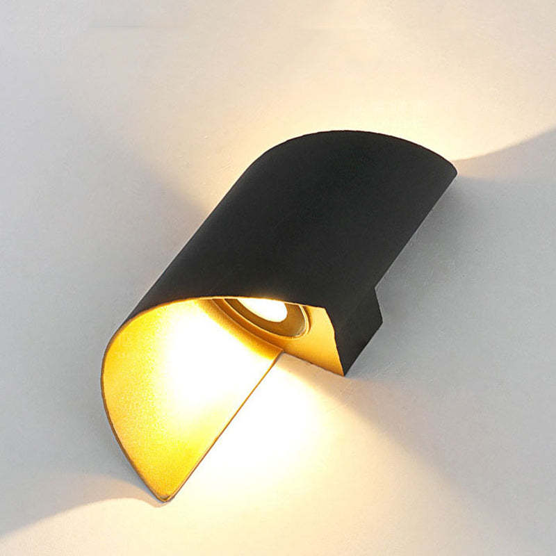 TwistLight Spiral-Shaped Modern LED Wall Fixture