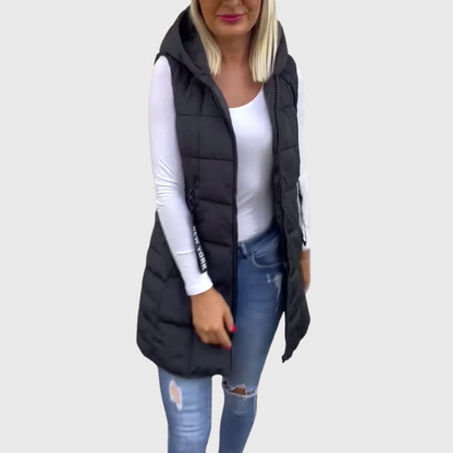 Alba | Women's Padded Sleeveless Winter Jacket