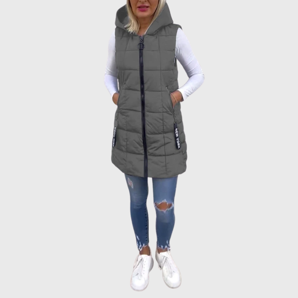 Alba | Women's Padded Sleeveless Winter Jacket
