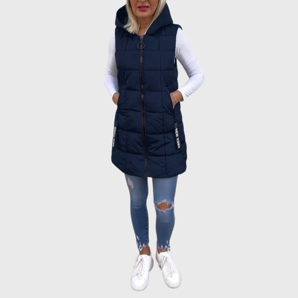 Alba | Women's Padded Sleeveless Winter Jacket