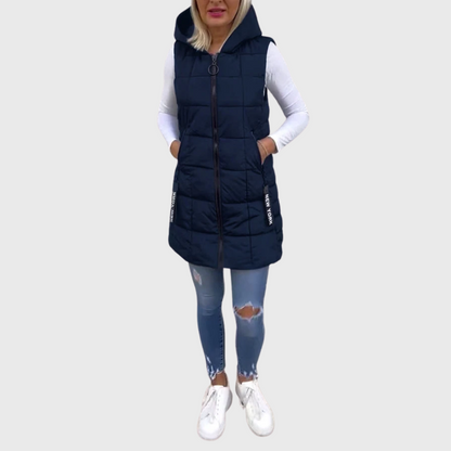 Alba | Women's Padded Sleeveless Winter Jacket
