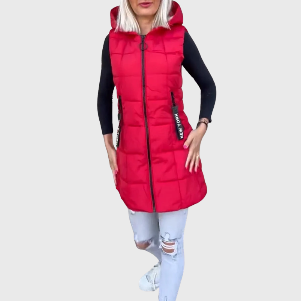 Alba | Women's Padded Sleeveless Winter Jacket