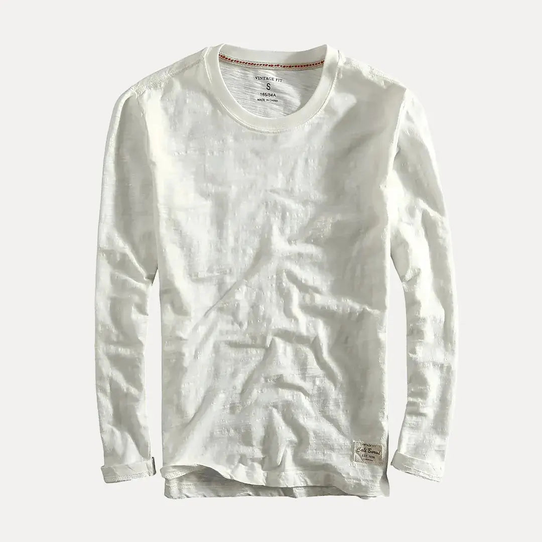 Axel Long Sleeve Cotton Button-Up