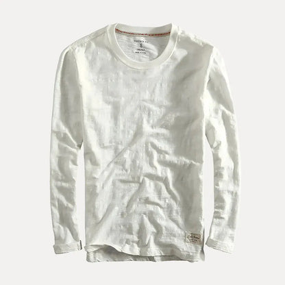 Axel Long Sleeve Cotton Button-Up