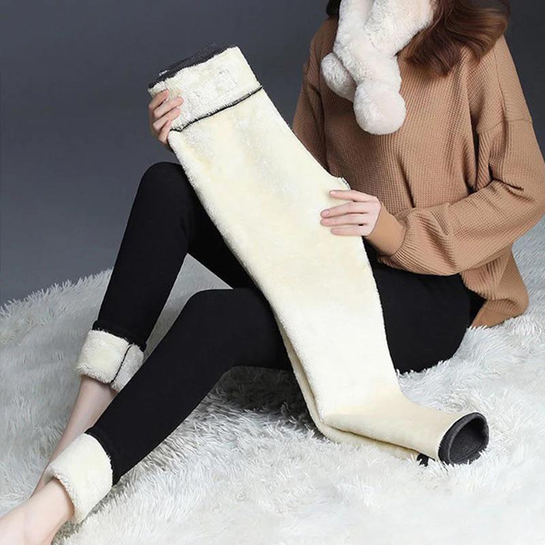 SOLINA - Women's Fleece Leggings for Winter
