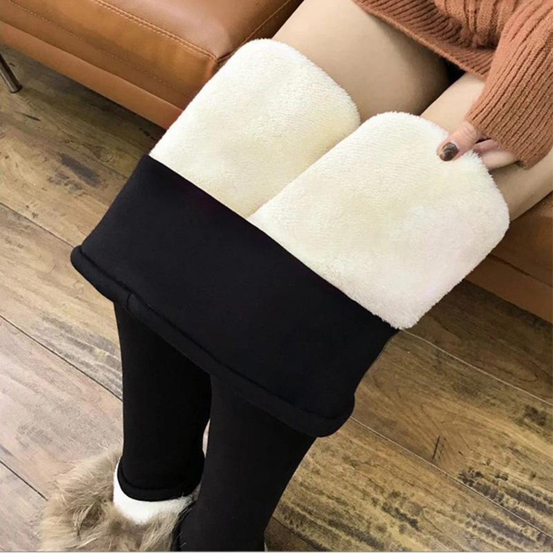 SOLINA - Women's Fleece Leggings for Winter