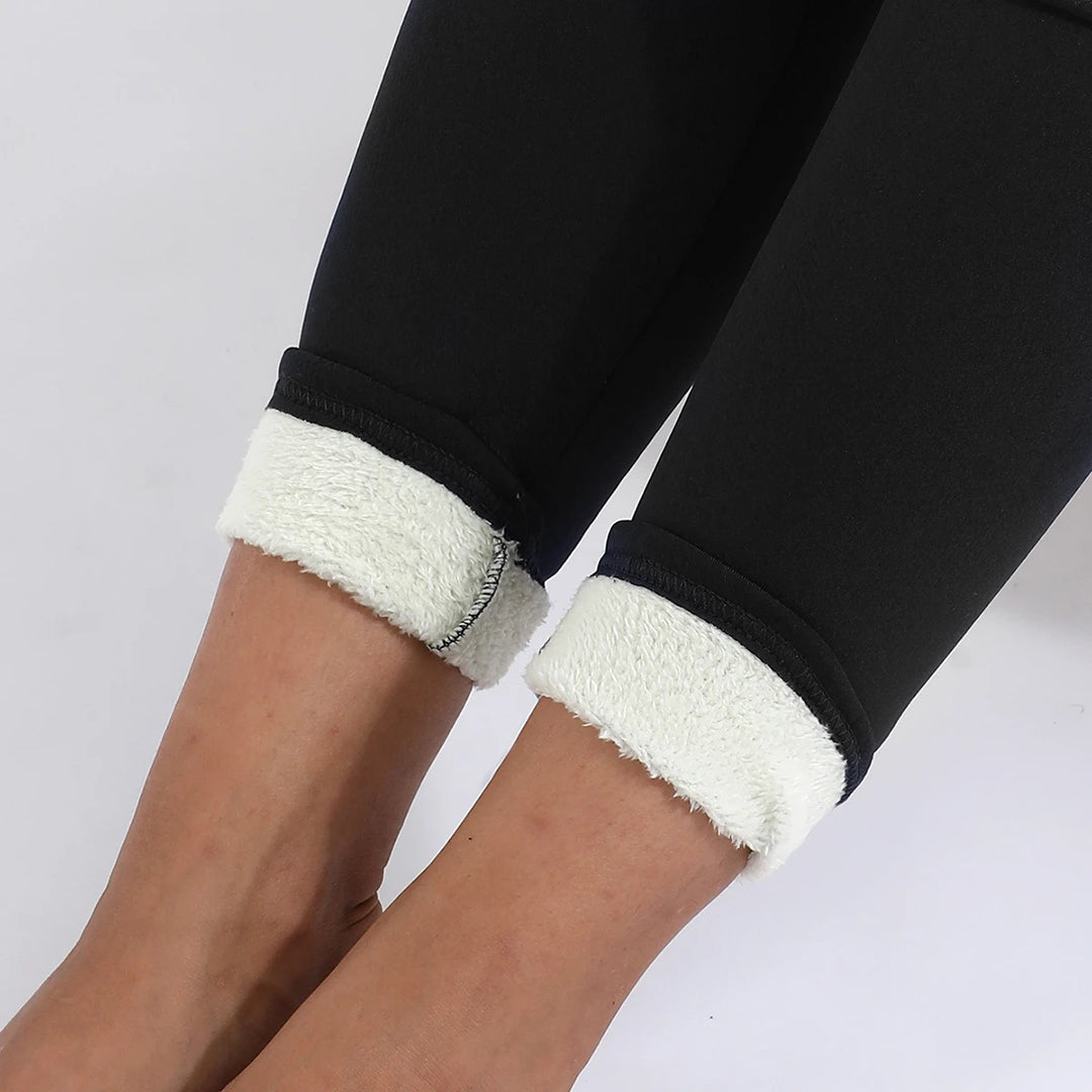 SOLINA - Women's Fleece Leggings for Winter