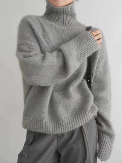 LEVA | Women's Cozy Knit Turtleneck Sweater