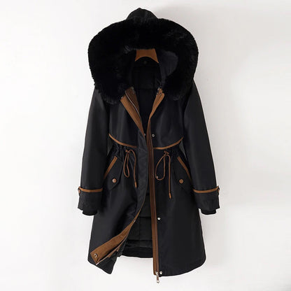 Ashley | Women's Warm Quilted Hooded Winter Coat