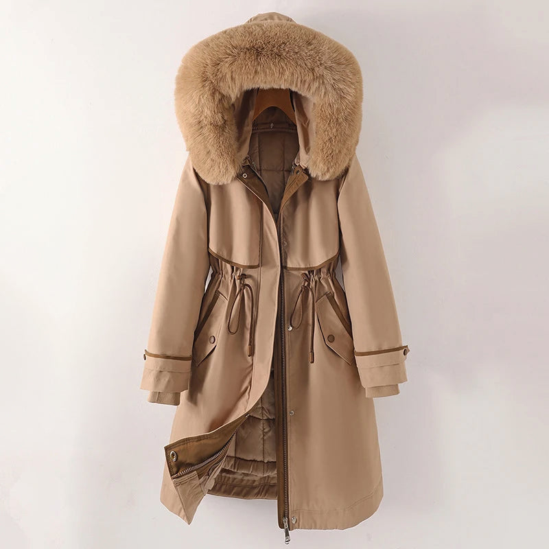 Ashley | Women's Warm Quilted Hooded Winter Coat