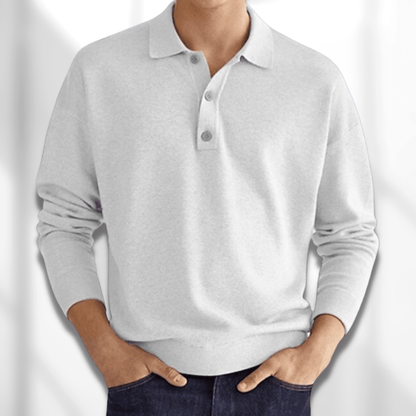 LEON - Men's Polo Knit Sweater