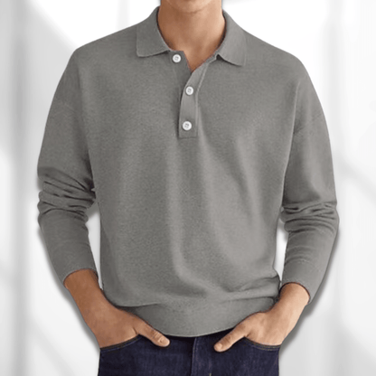 LEON - Men's Polo Knit Sweater