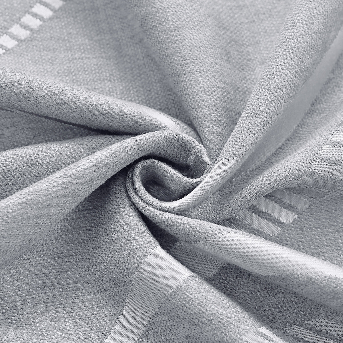 Elegant Floral Patterned Modern Chenille Curtains