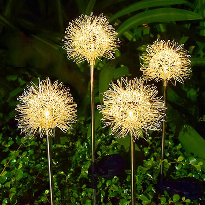 Solar-Powered Waterproof Dandelion-Shaped Garden Lamp