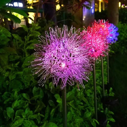 Solar-Powered Waterproof Dandelion-Shaped Garden Lamp