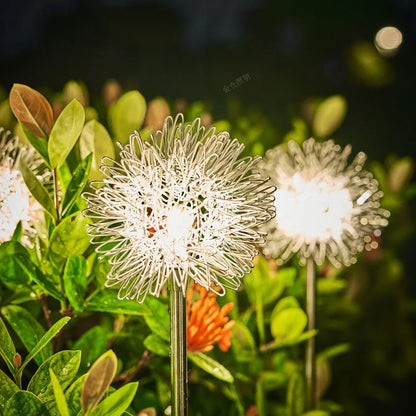 Solar-Powered Waterproof Dandelion-Shaped Garden Lamp