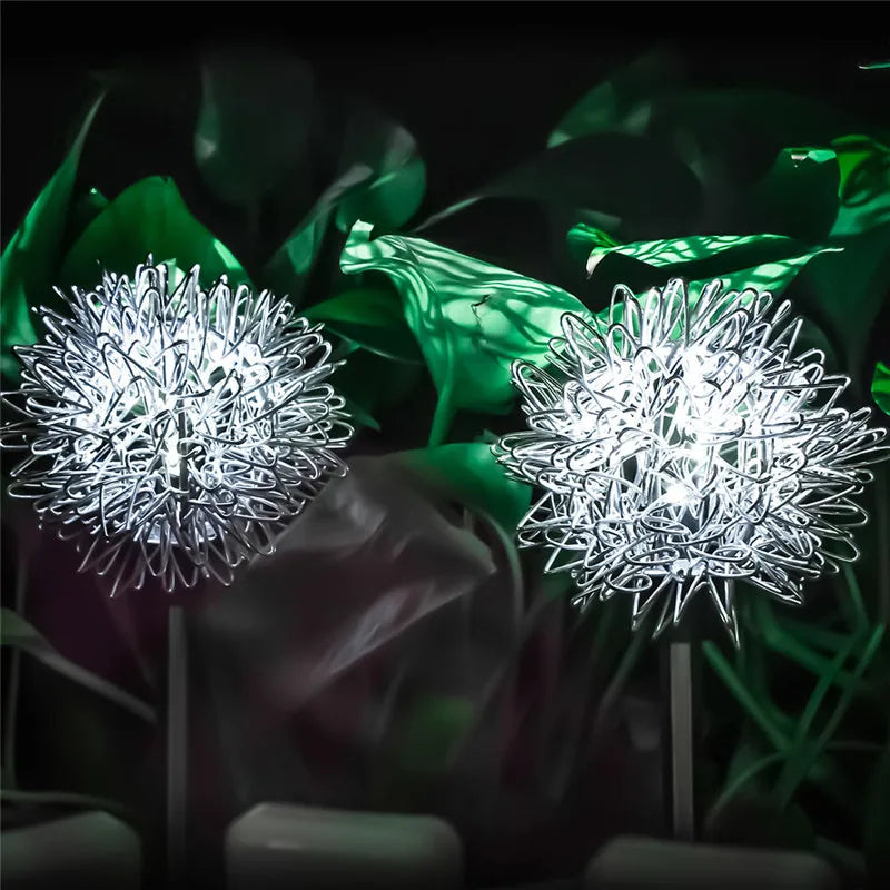 Solar-Powered Waterproof Dandelion-Shaped Garden Lamp