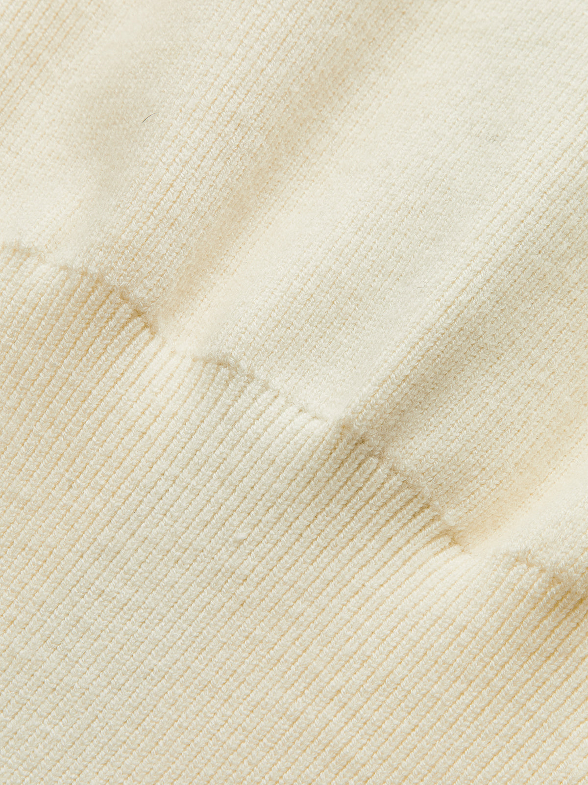 Demi | V-Neck Knit Top with Denim Collar and Metal Buttons