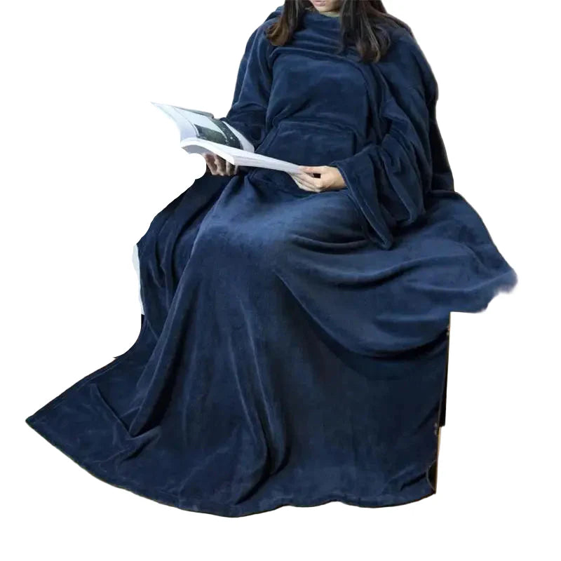 Cozy Blanket with Kangaroo Pocket for Ultimate Relaxation