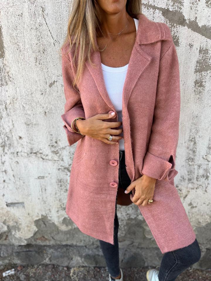 Sabrina | Women's Elegant Long Wool Blend Coat