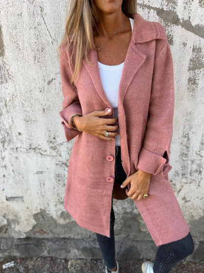 Sabrina | Women's Elegant Long Wool Blend Coat