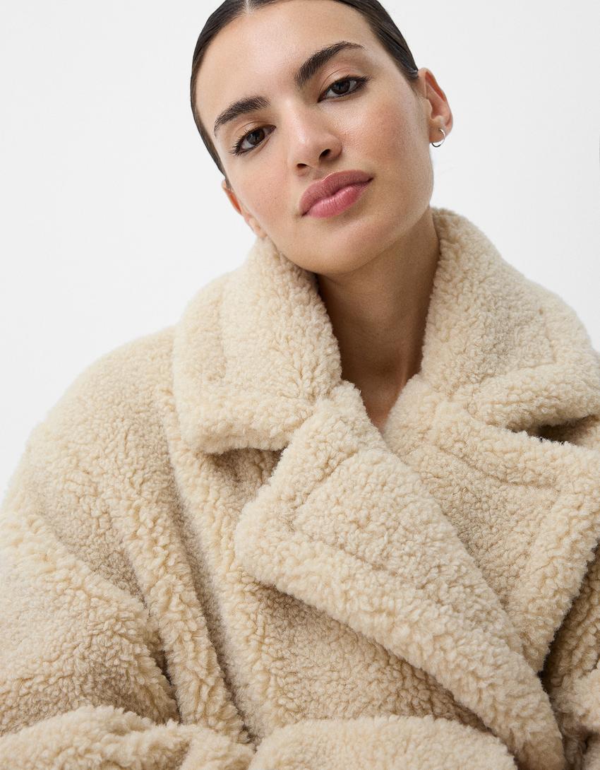 Lorena | Chic Oversized Faux Fur Coat for Women – Fashionable and Cozy